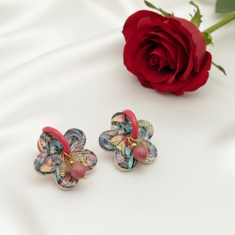 pampilles en polymère boucles d oreilles