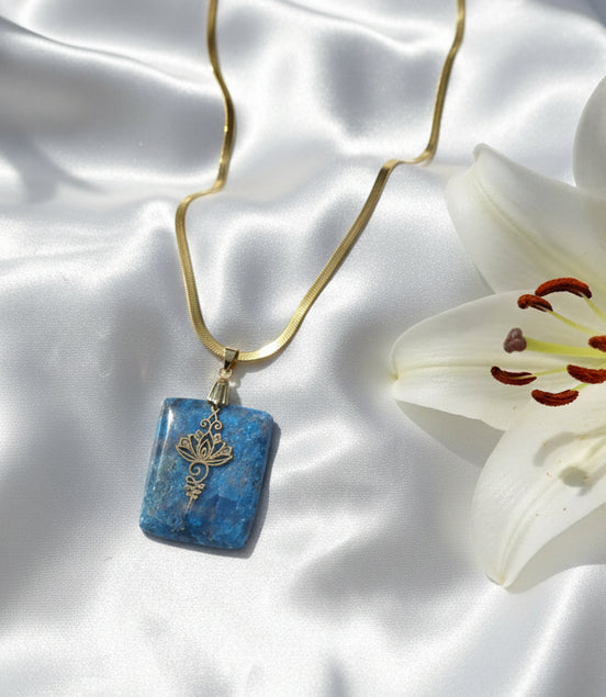 bijou femme pierre apatite