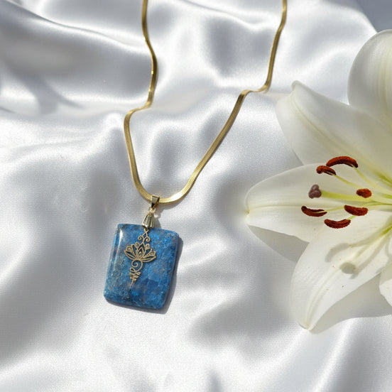 bijou femme pierre apatite