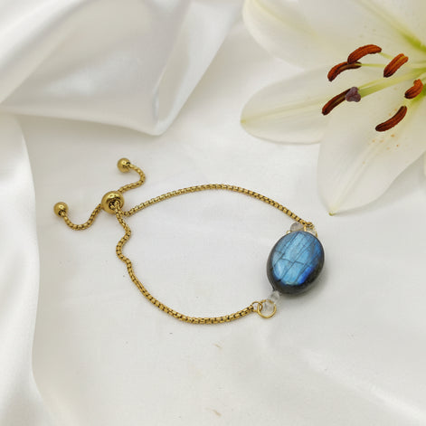 bracelet femme labradorite