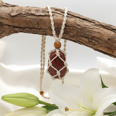 collier ecoresponsable en chanvre coton homme écolo