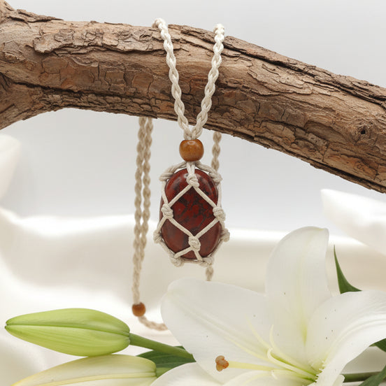 collier ecoresponsable en chanvre coton homme écolo