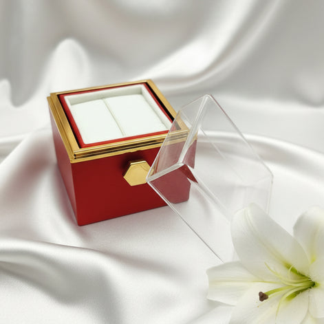 Coffret rose éternel rouge pour demande en mariage