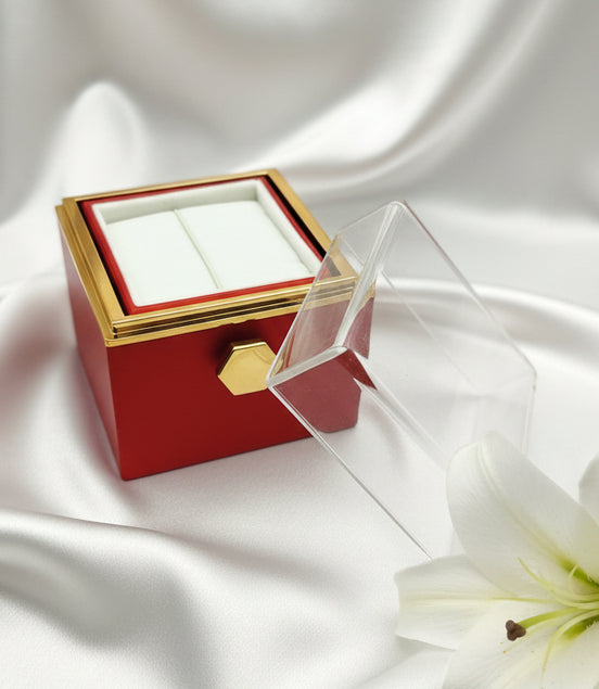 Coffret rose éternel rouge pour demande en mariage