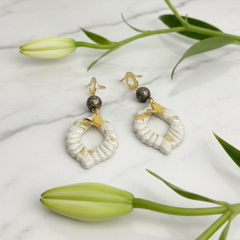 bijoux en pierre de pyrite 