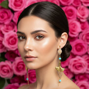 boucles d oreilles  amazonite chic