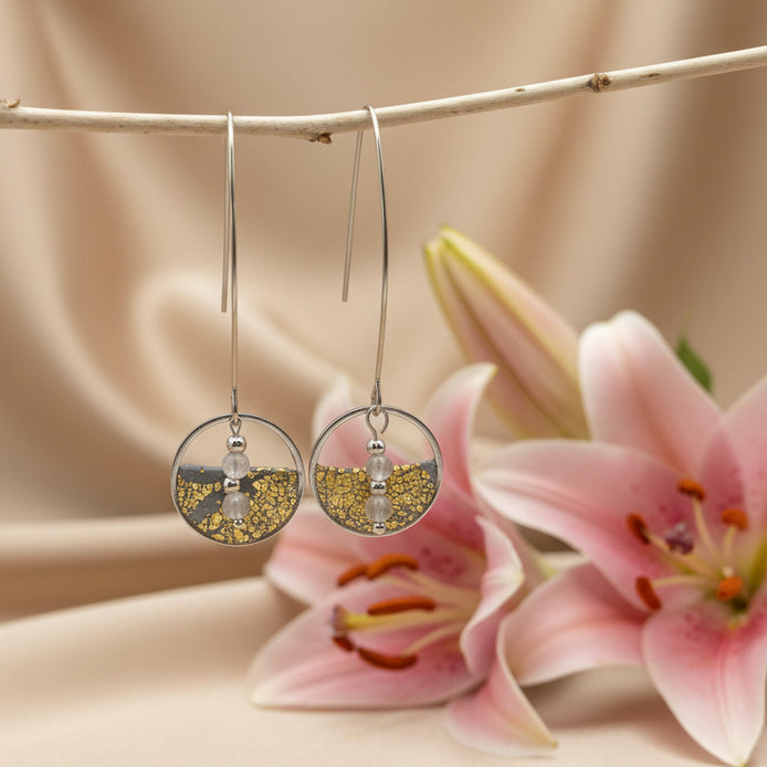 boucles d'oreilles légères 70300 bijoux pierres