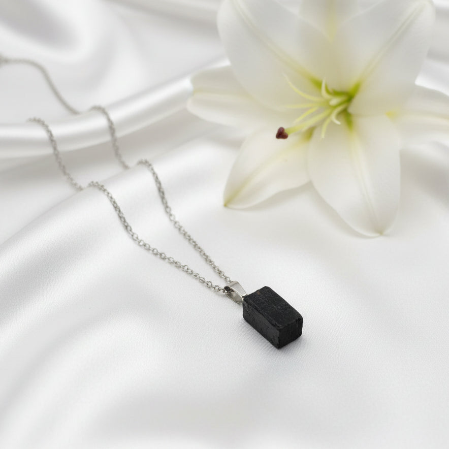 collier tourmaline noire
