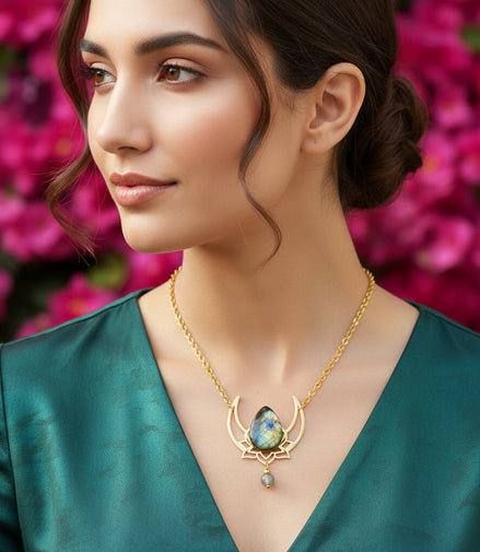bijoux femme en pierres de labradorite 67000