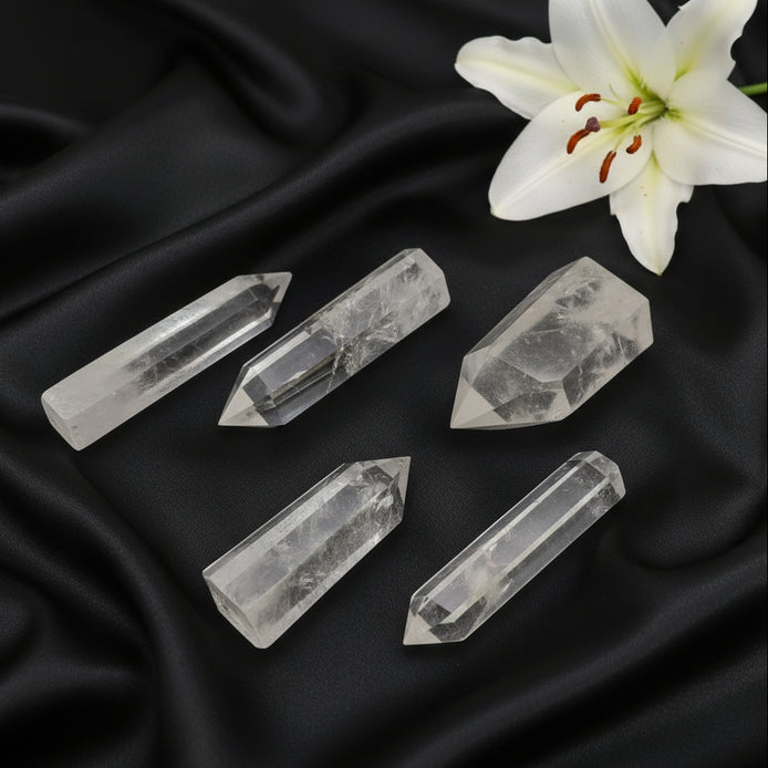 pointe de cristal de roche