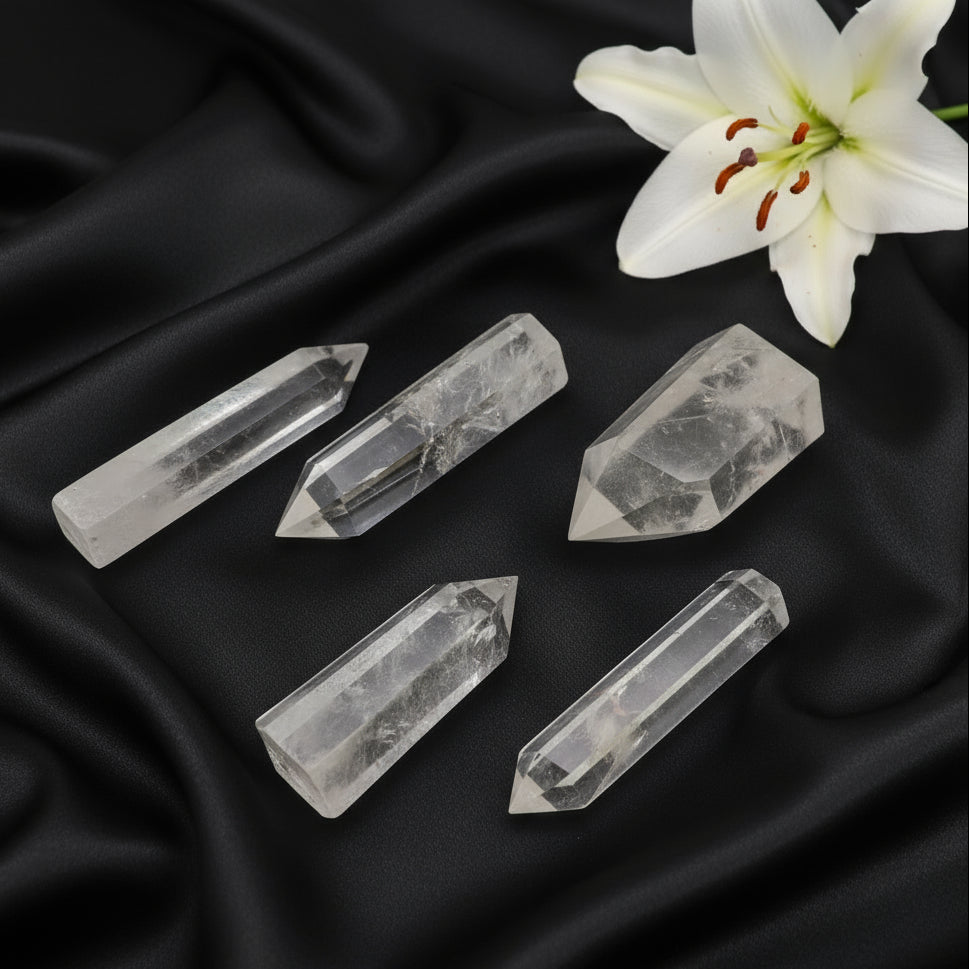 pointe de cristal de roche