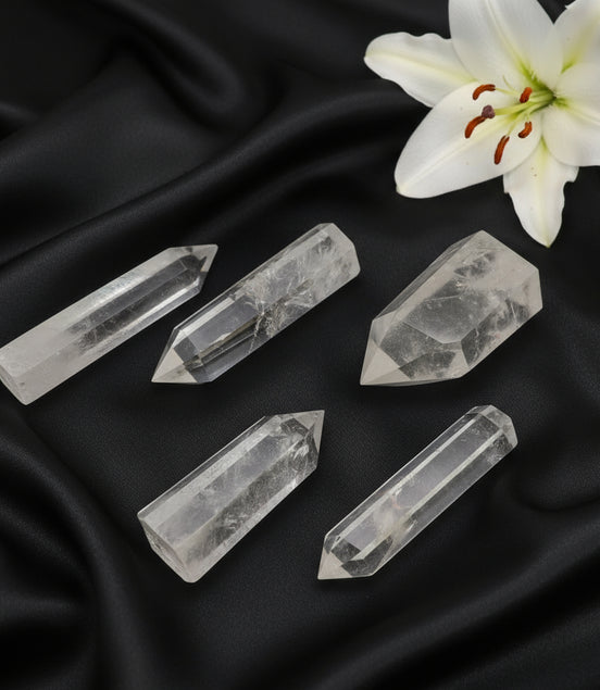 pointe de cristal de roche