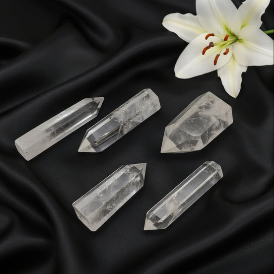 pointe de cristal de roche