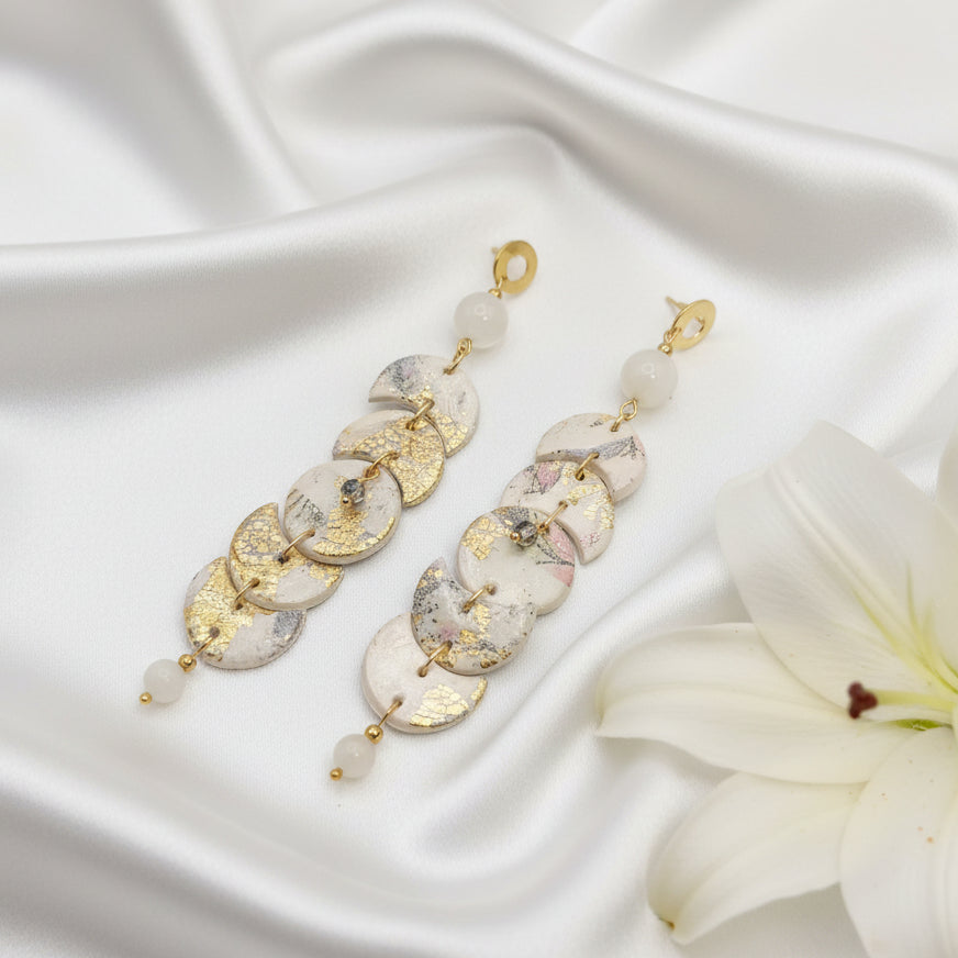 bijoux  cycles de lune fait main