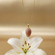Collier et Pierre de soleil roulée qualité AA au choix