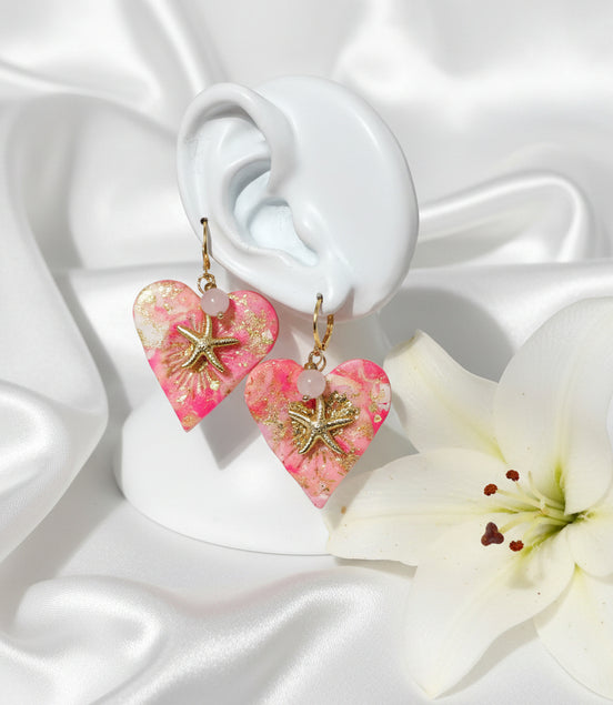 bijoux coeur rose st valentin