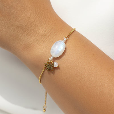 bracelet femme en pierre de lune