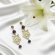 Boucles d'oreilles doré 