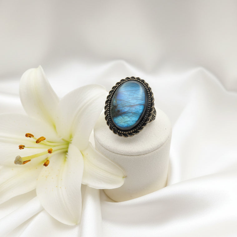 bague labradorite