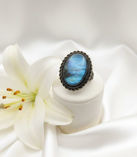 bague labradorite