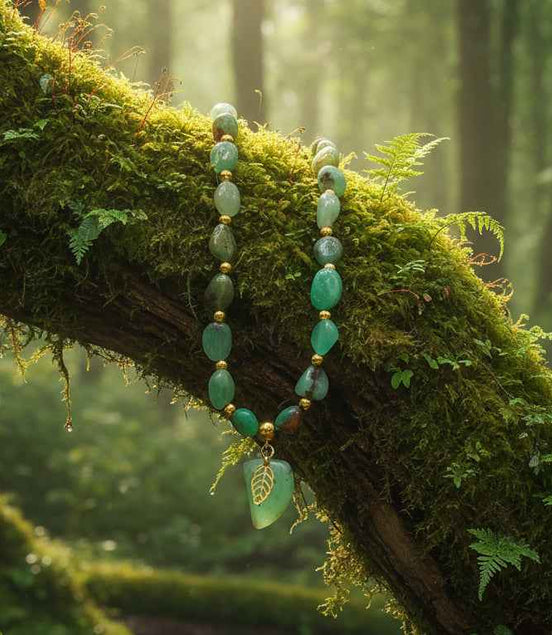 Collier de perles en Chrysoprase