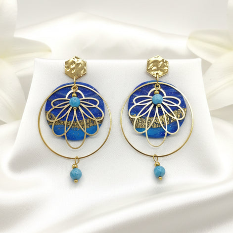 Boucles d’Oreilles  Apatite