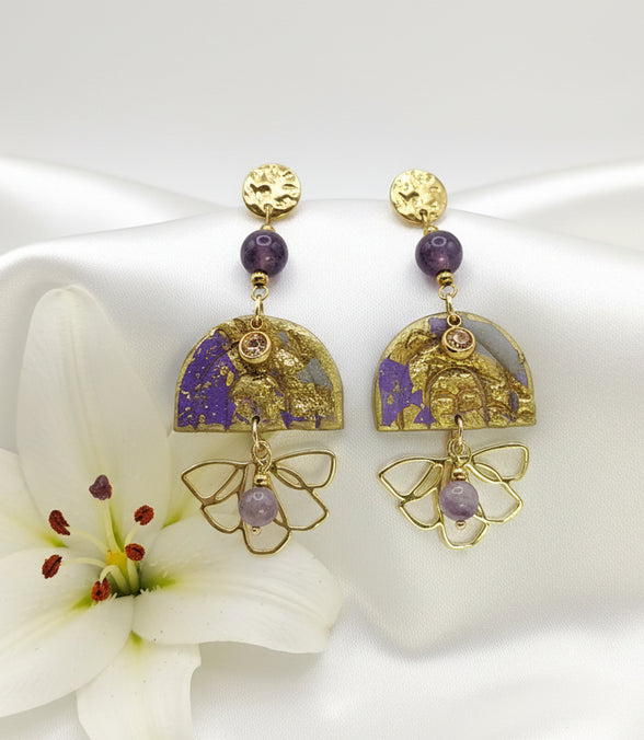 boucles d'oreilles originales artisanales