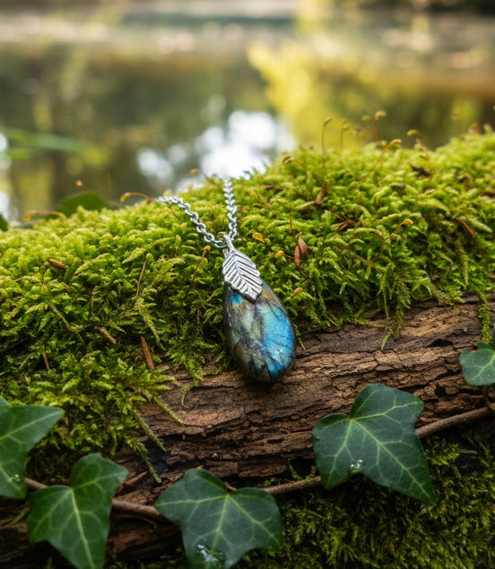 vertus labradorite bouclier