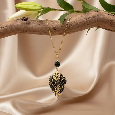 collier obsidenne