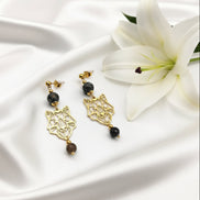 Boucles d'oreilles doré 