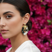 Boucles d’oreilles  Malachite 70300
