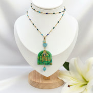 Parure Arc-en-Ciel Féérique en Amazonite – Collier 