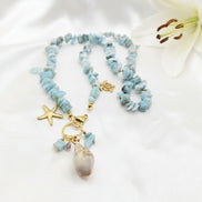 bijoux en larimar artisanal
