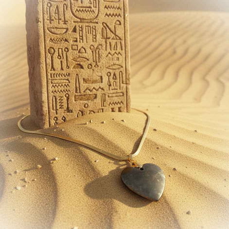 Collier Éclat doré en Pyrite sur chaine