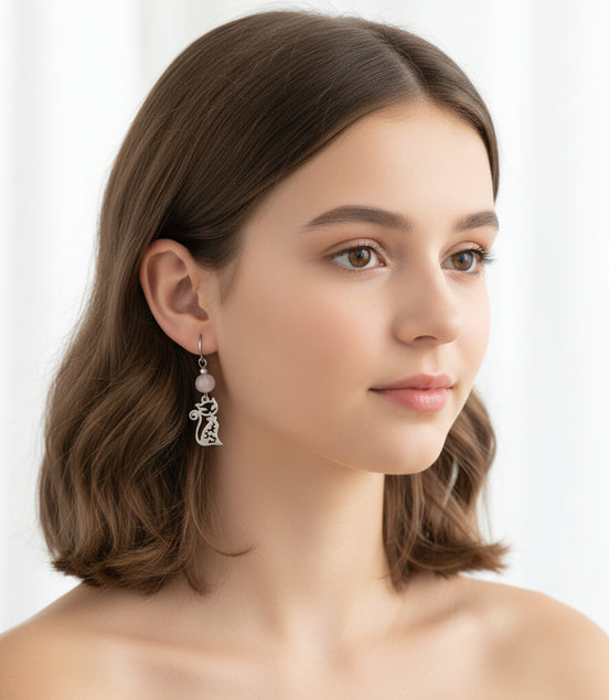 boucles d'oreilles chat ado