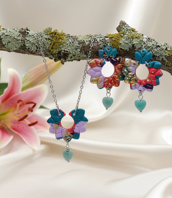 bijoux en coeur de pierres naturelles
