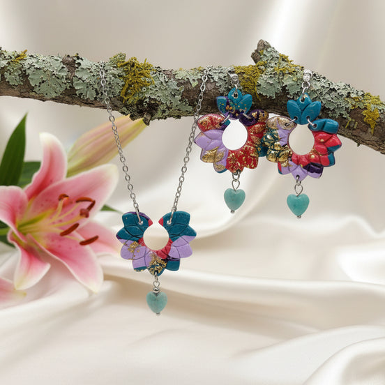bijoux en coeur de pierres naturelles