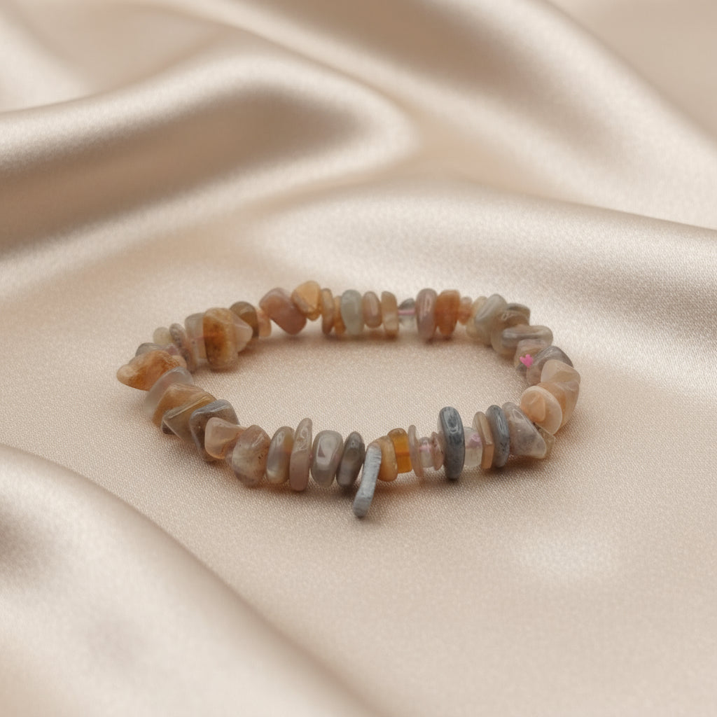 Bracelet baroque en pierre naturelle