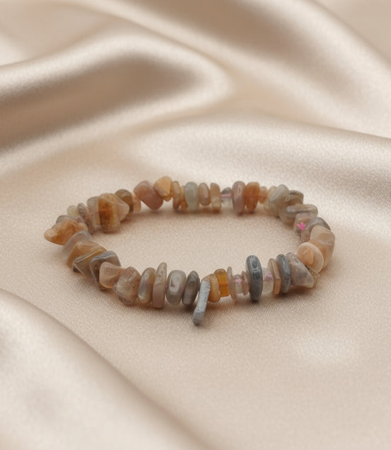 Bracelet baroque en pierre naturelle