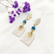 boucles d oreilles apatite
