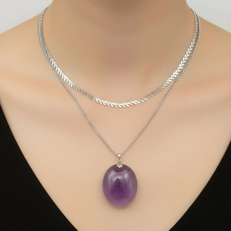 collier améthyste