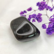 Obsidienne noire, doré, mantha huichol, coeur oeil celeste au choix