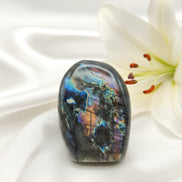 Pierre de Labradorite ✦ Bloc à Poser  Classique ou Sunset Violette