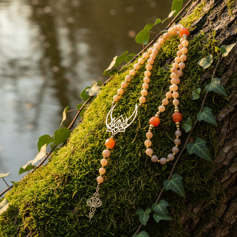 chapelet spirituel en pierre