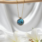 collier pierre naturelle labradorite