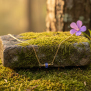 collier perle tanzanite extra