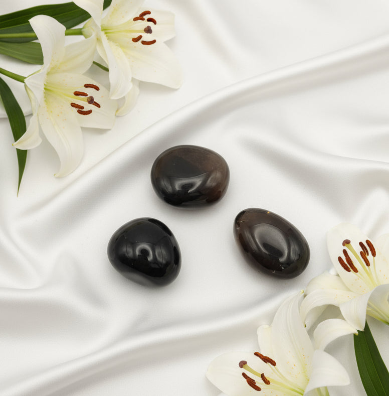 Collier, pendentif, pierre, Quartz fumé, Cristal de roche fumé, rutile, du Brésil, au choix