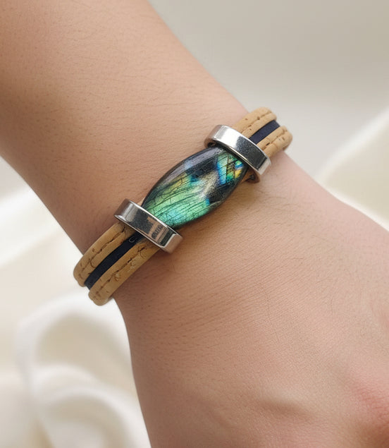 bijou bracelet homme liege et pierre 70