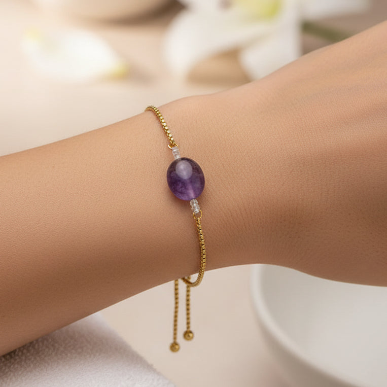 bracelet améthyste