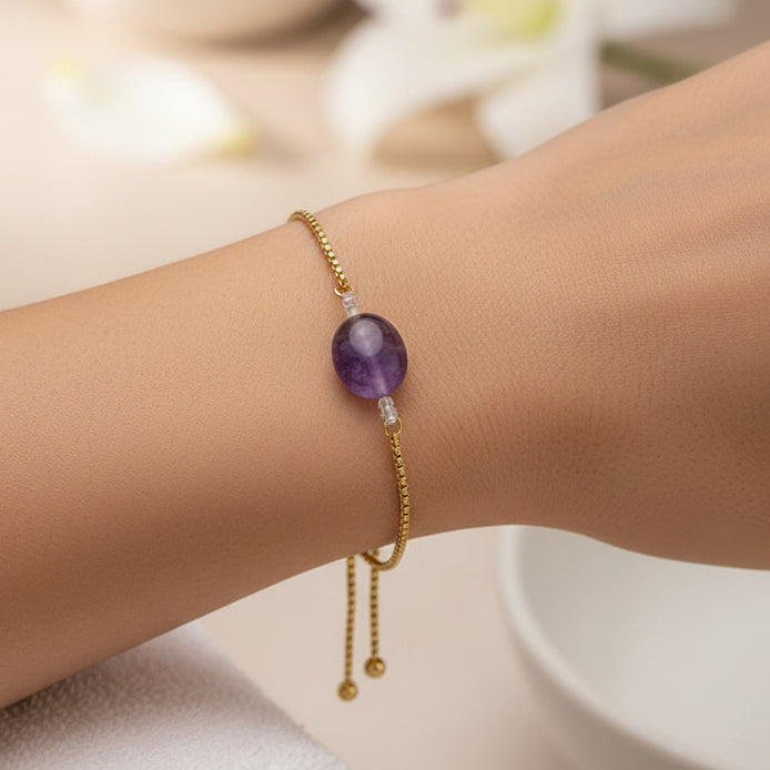 bracelet améthyste